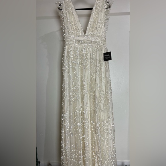 (White) Arline shimmer gown (Baltic Born) - Picture 9 of 14